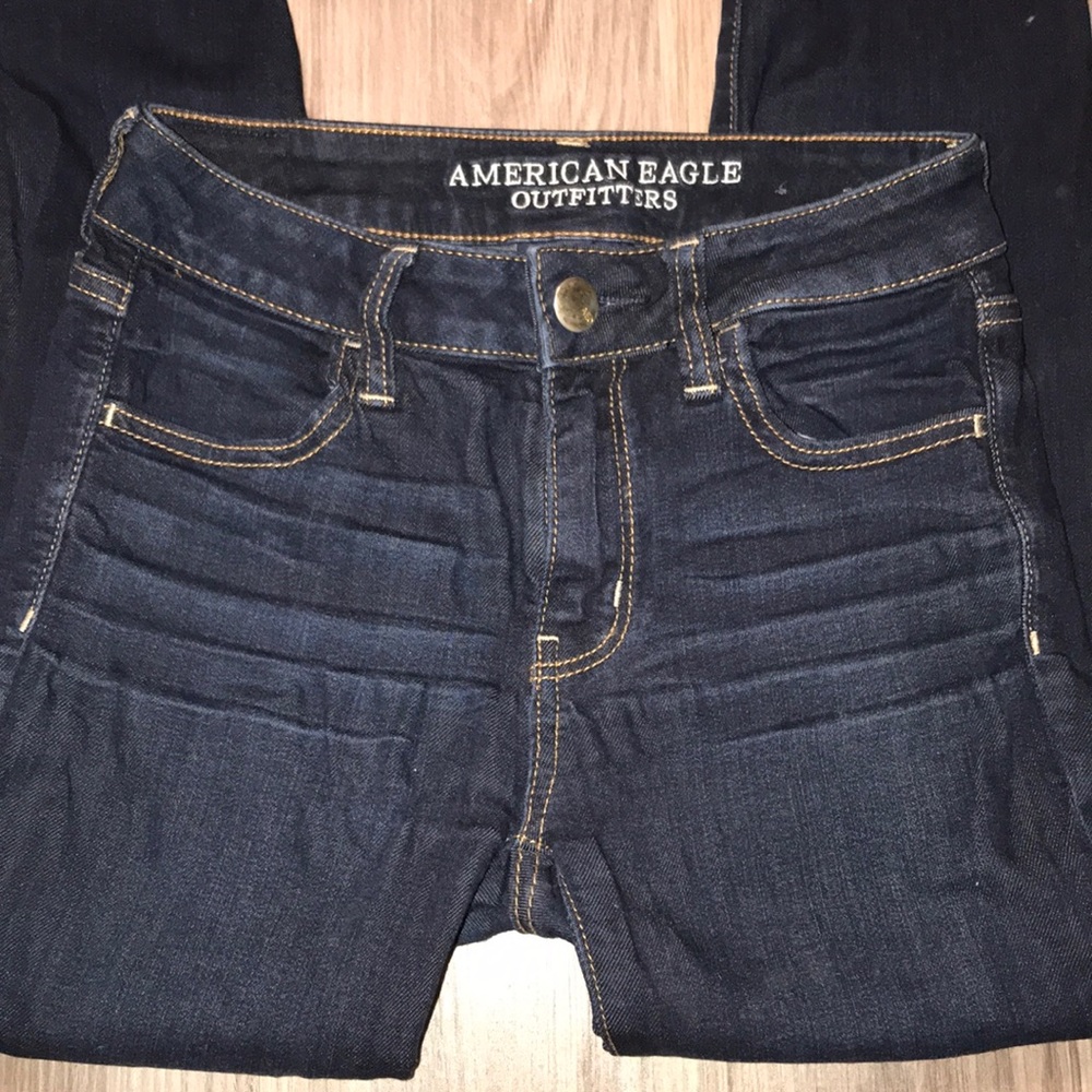 AE “super super stretch” Jeggings.